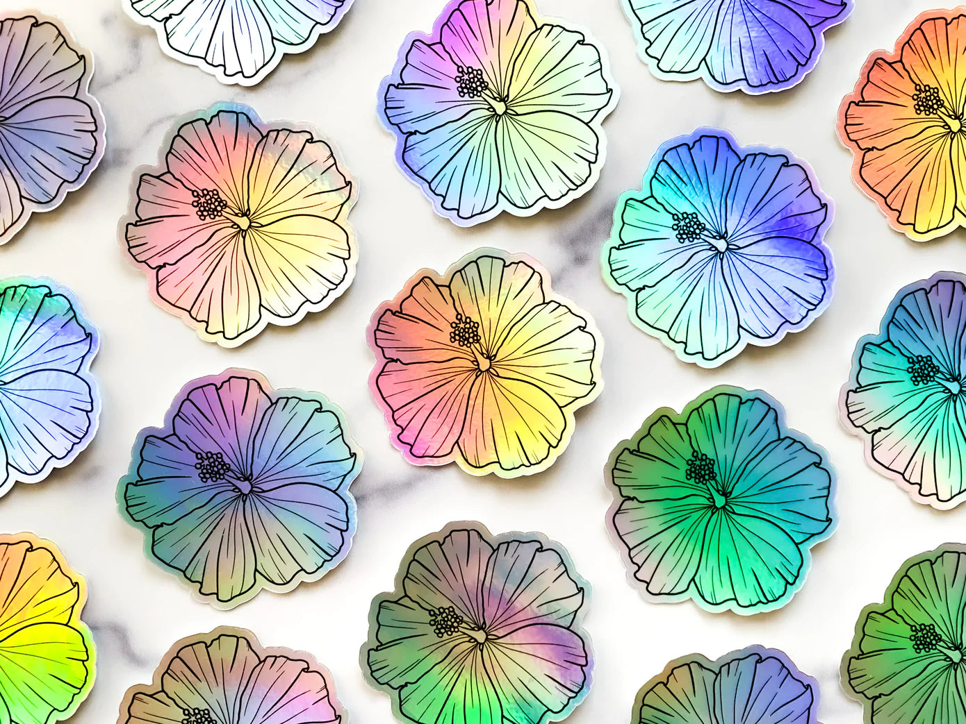 26 Vinyl Stickers, shops Holographic Stickers, Decoration Stickers, Set #293