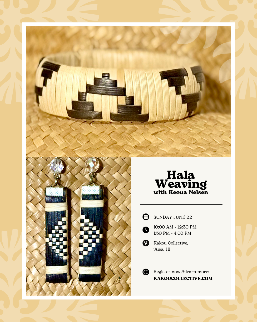Hala Weaving with Keoua Nelsen
