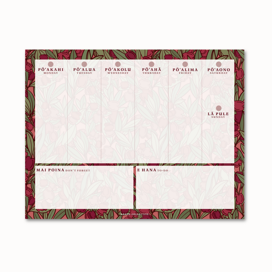 Weekly Notepad