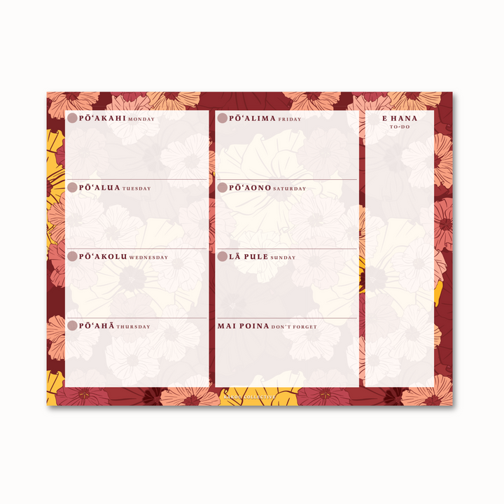 Weekly Notepad