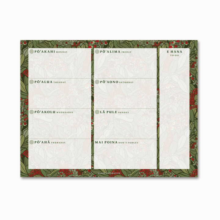 Weekly Notepad