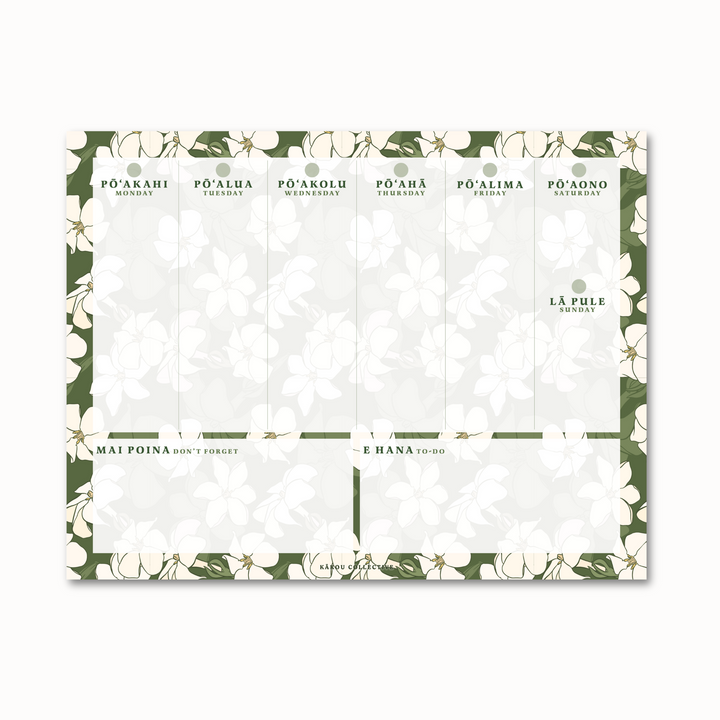 Weekly Notepad