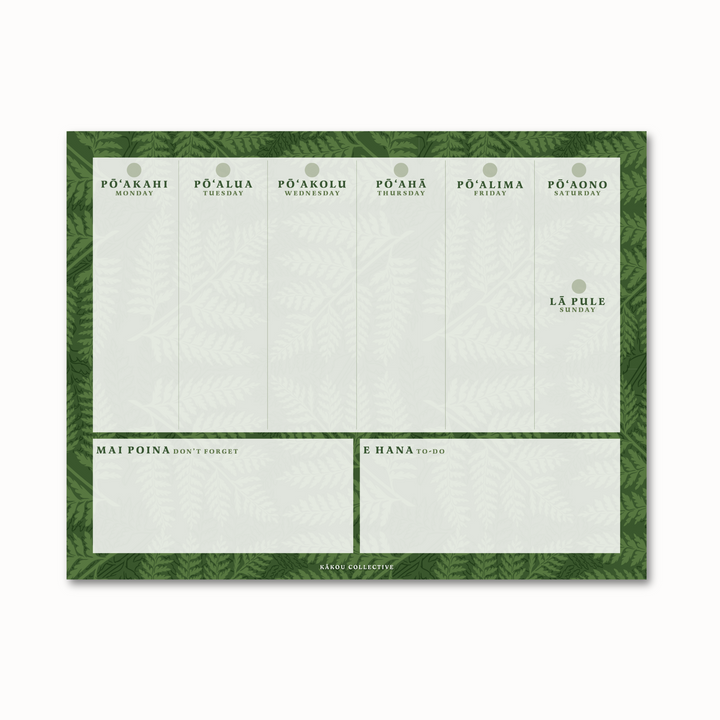 Weekly Notepad