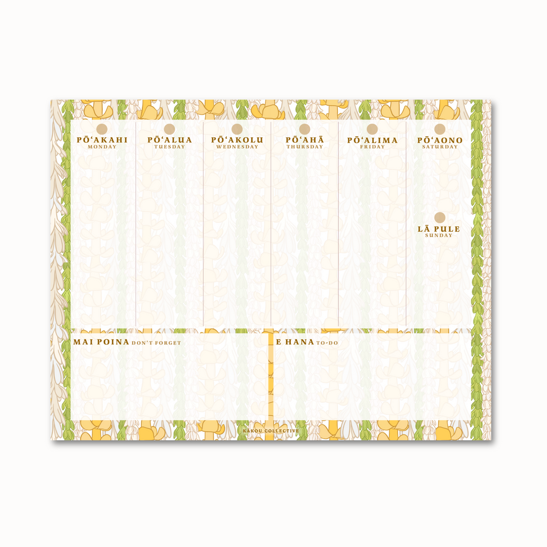 Weekly Notepad