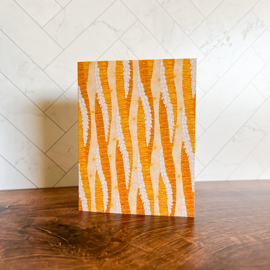 Lei Hanohano Love Greeting Card