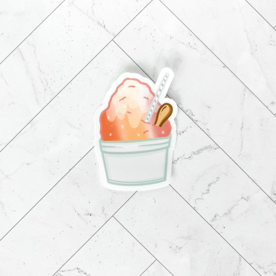 Shave Ice Vinyl Sticker