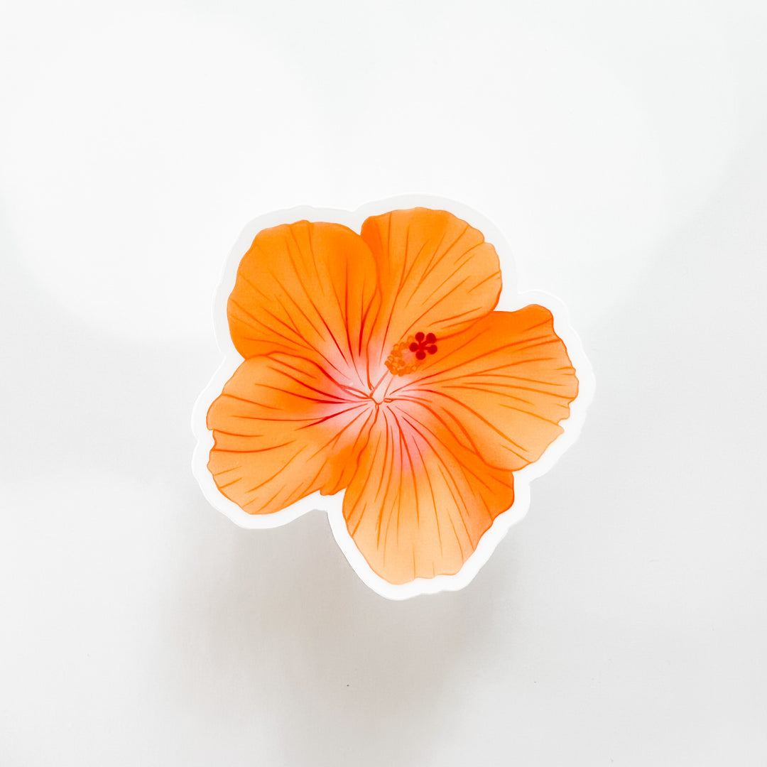 Momos Hibiscus Vinyl Sticker