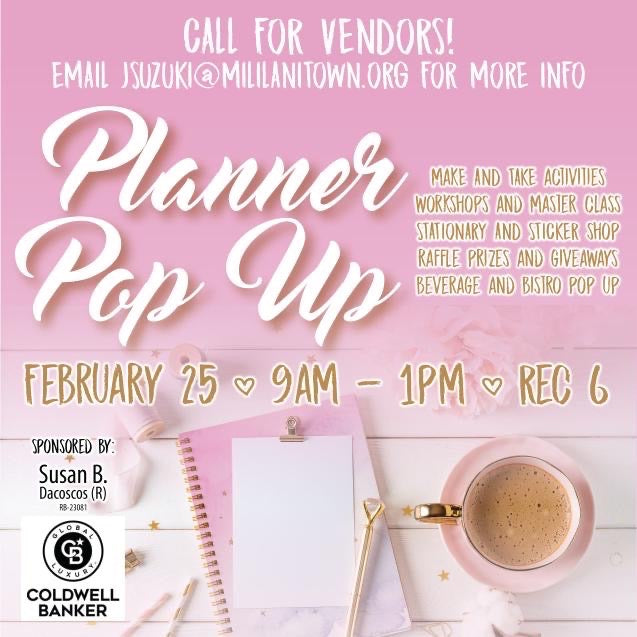 Planner Pop-Up | Feb 25, 2023