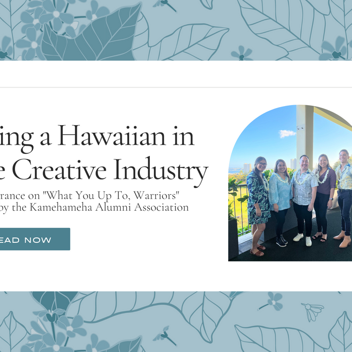 Being a Hawaiian in the Creative Industry