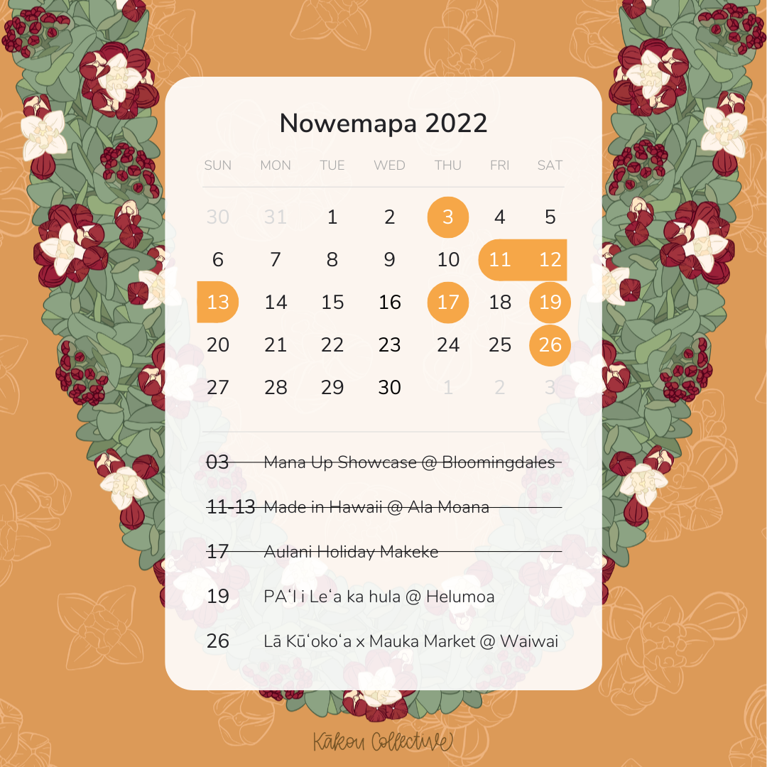 November 2022 Holiday Schedule