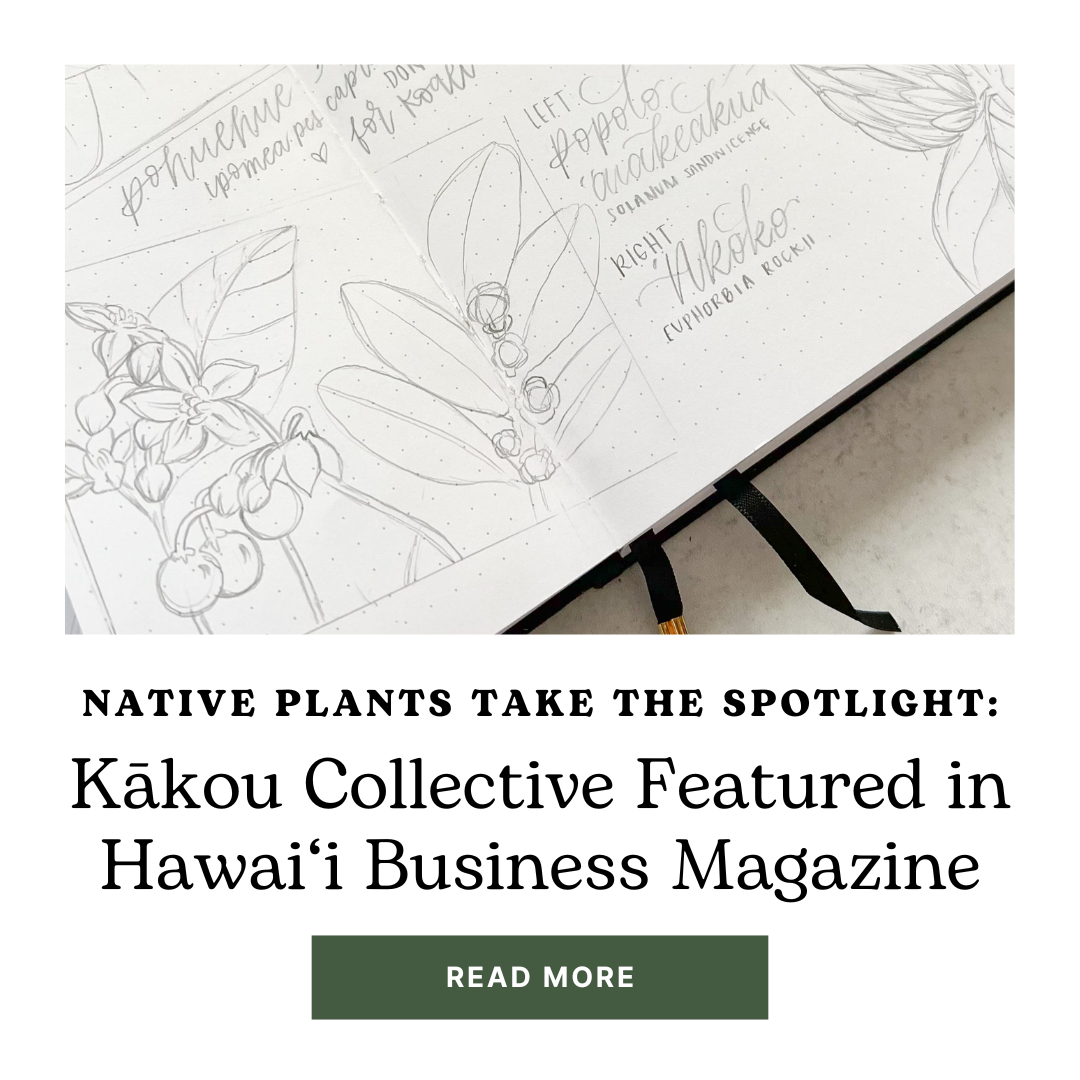 Native Plants Take the Spotlight: Kākou Collective Featured in Hawai‘i Business Magazine