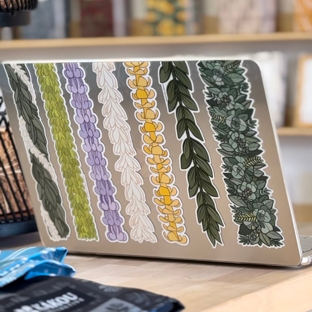 Lei Vinyl Stickers