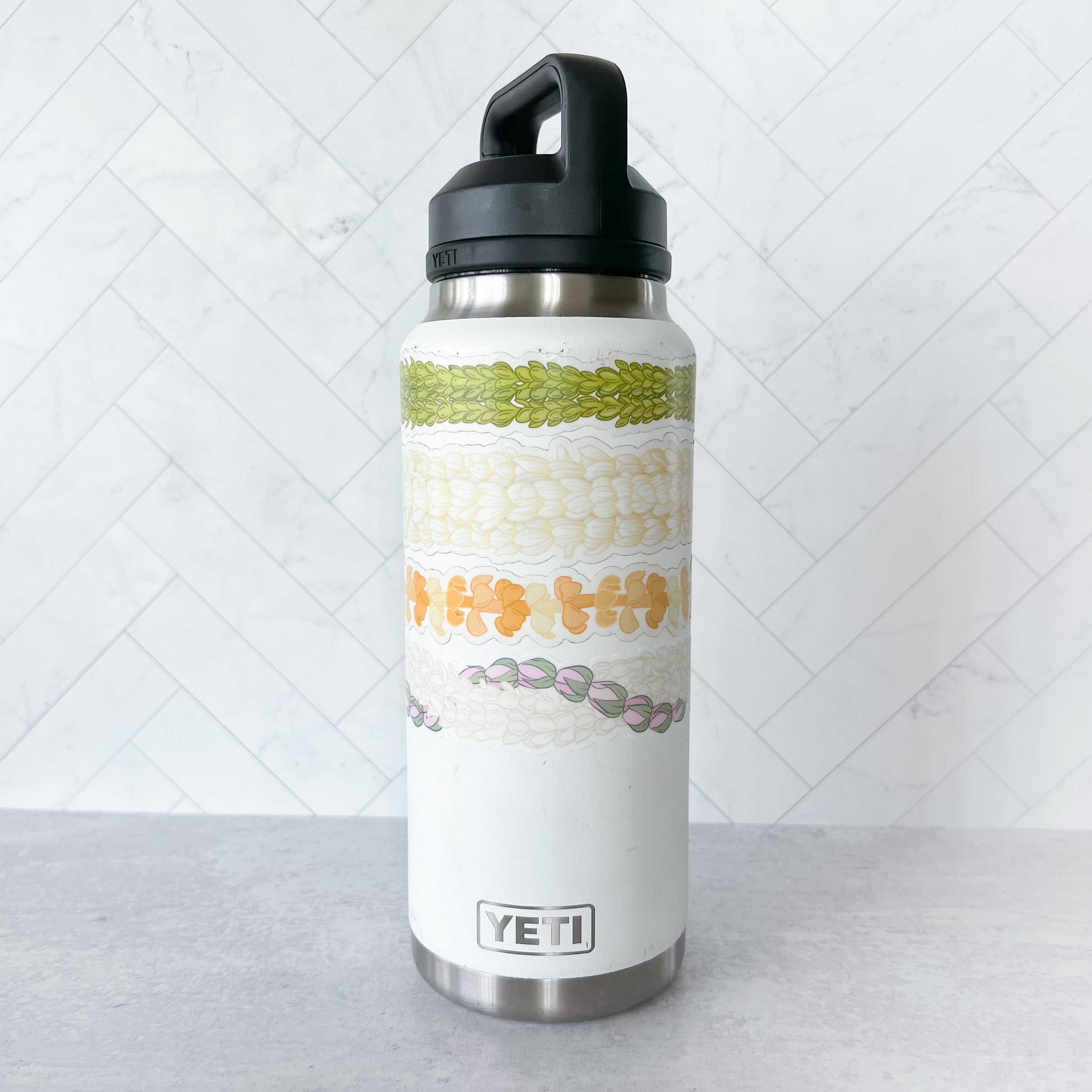 Lei Vinyl Sticker Wrap Yeti Hydroflask Kakou Collective