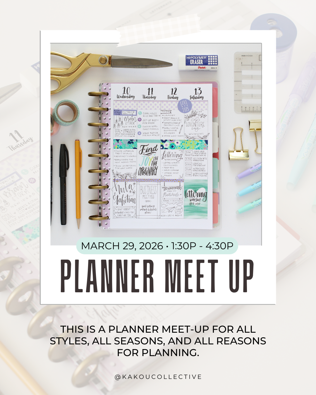 Planner Meet Up - March
