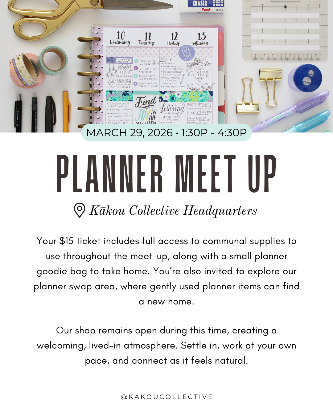 Planner Meet Up - March