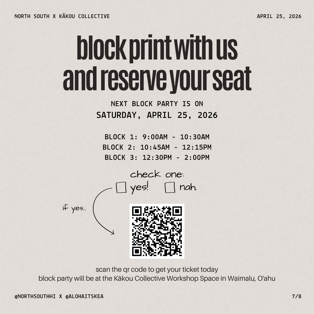 North South Block Party - Block Printing