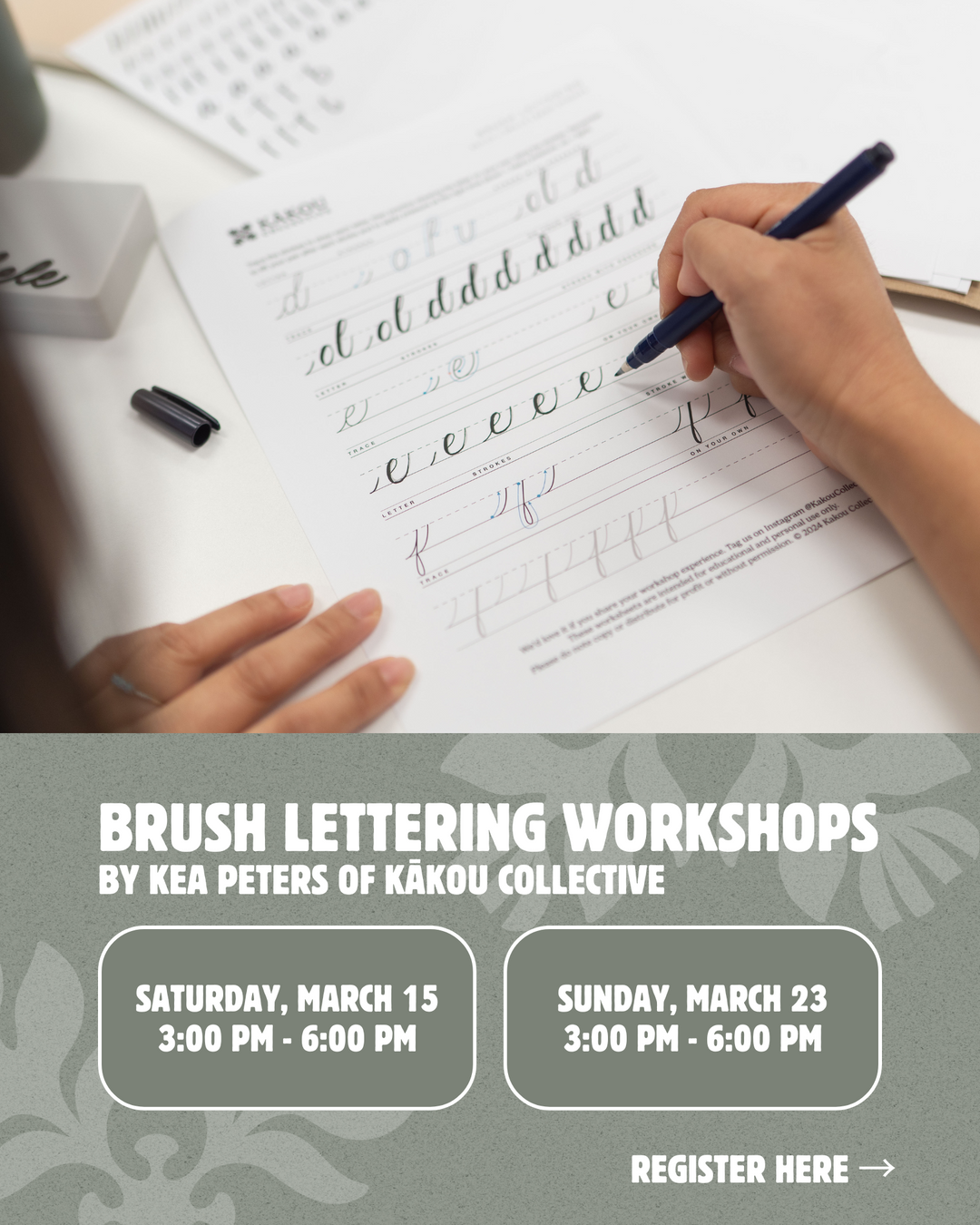 Brush Lettering 101 - 3/23