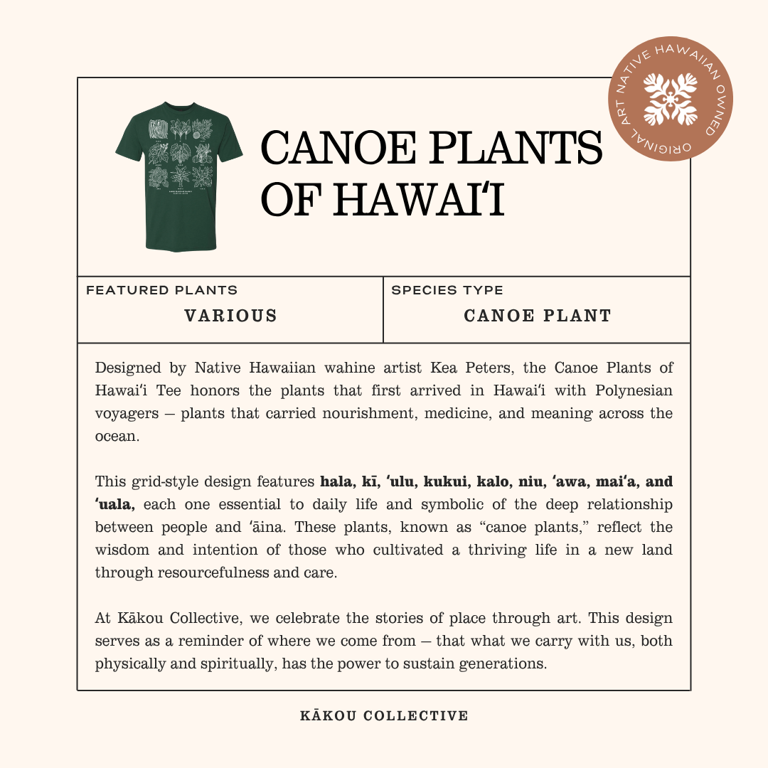 Canoe Plants of Hawaii (T-Shirt Preorder)