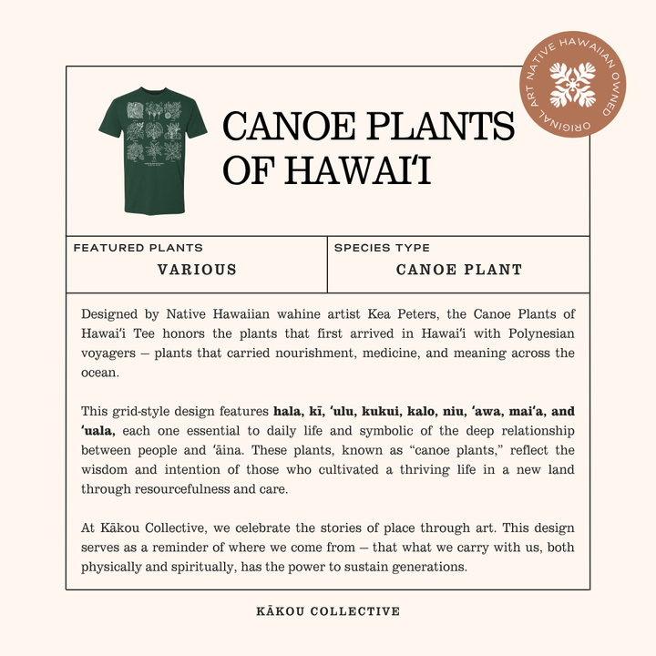 Canoe Plants of Hawaii (T-Shirt Preorder)