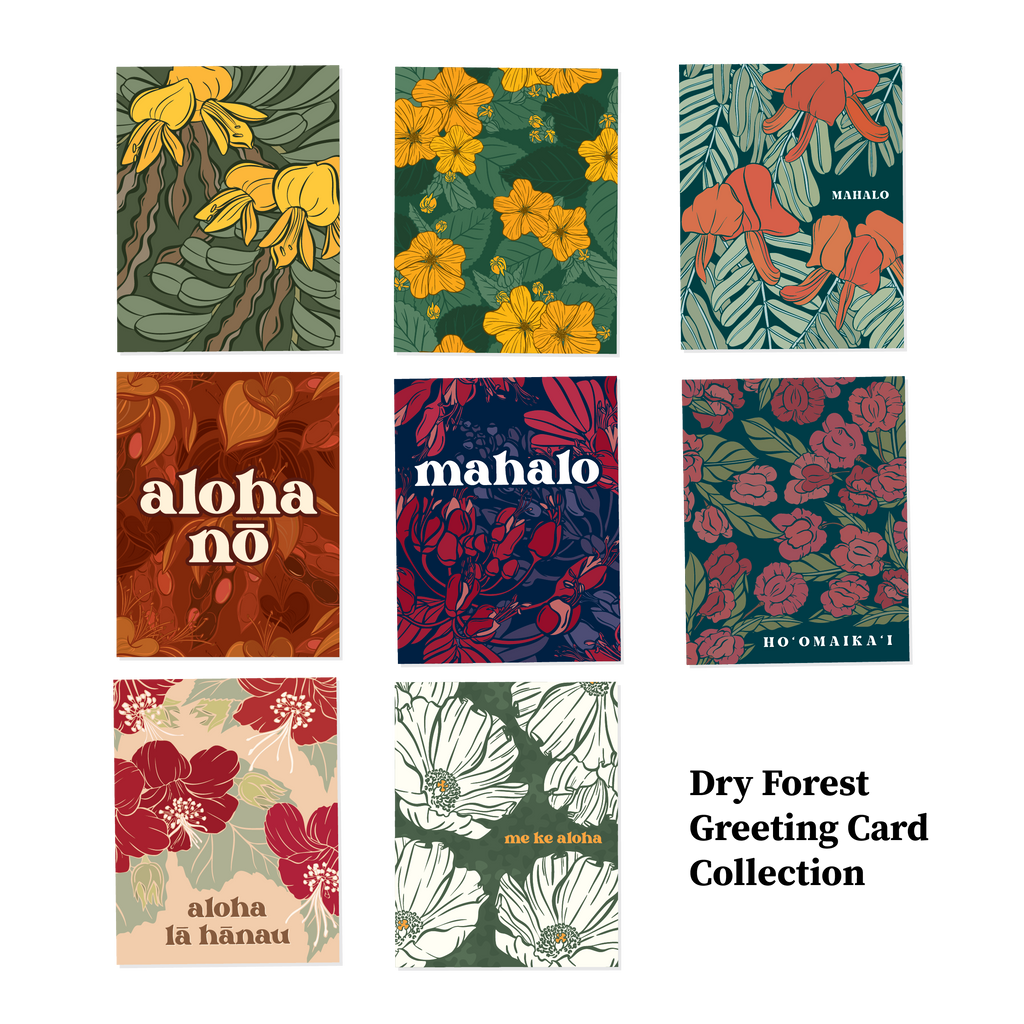 Dry Forest Greeting Card Collection