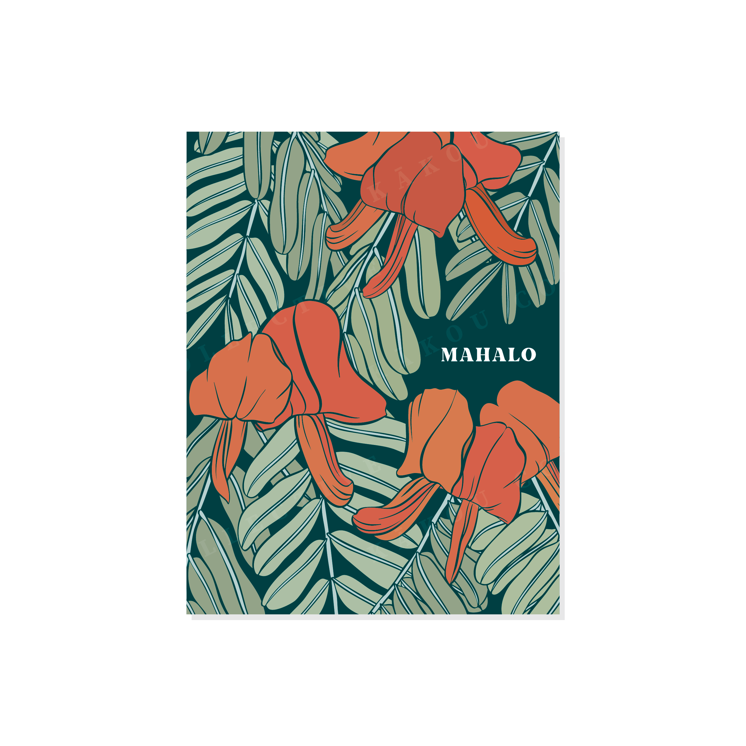 Dry Forest Greeting Card Collection