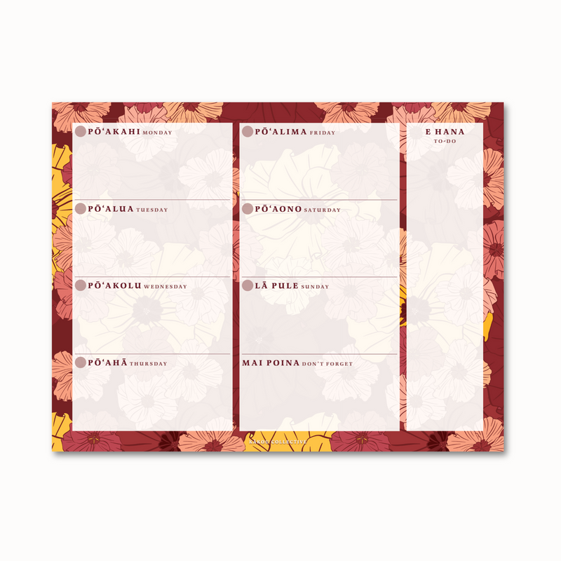 Weekly Notepad