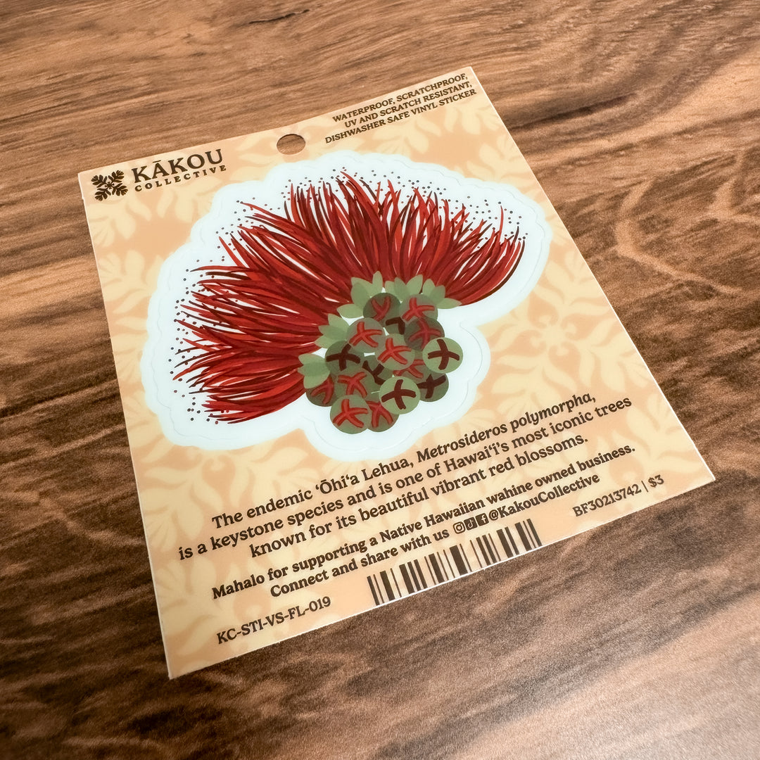 Ohia Lehua Vinyl Sticker