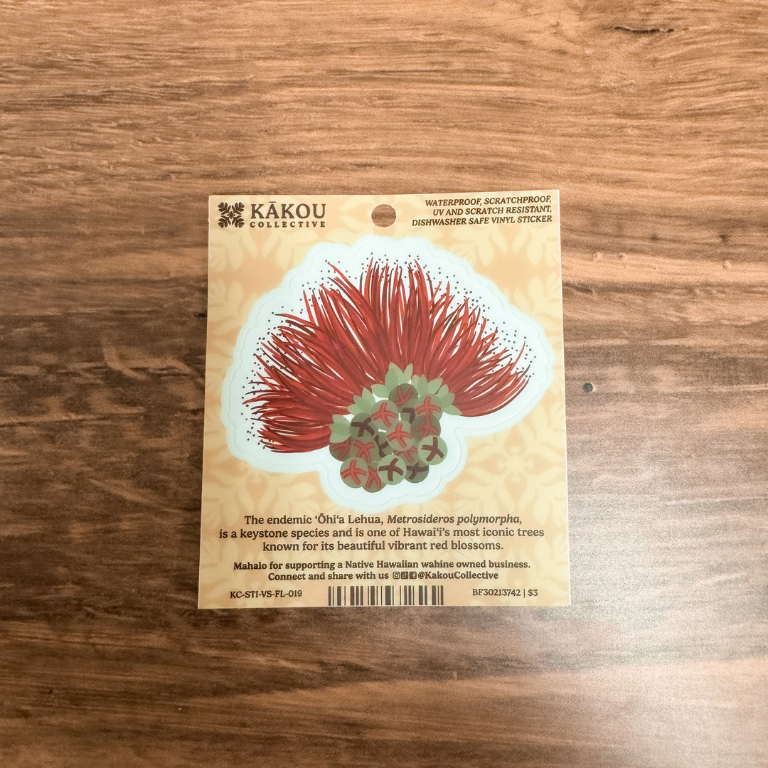 Ohia Lehua Vinyl Sticker