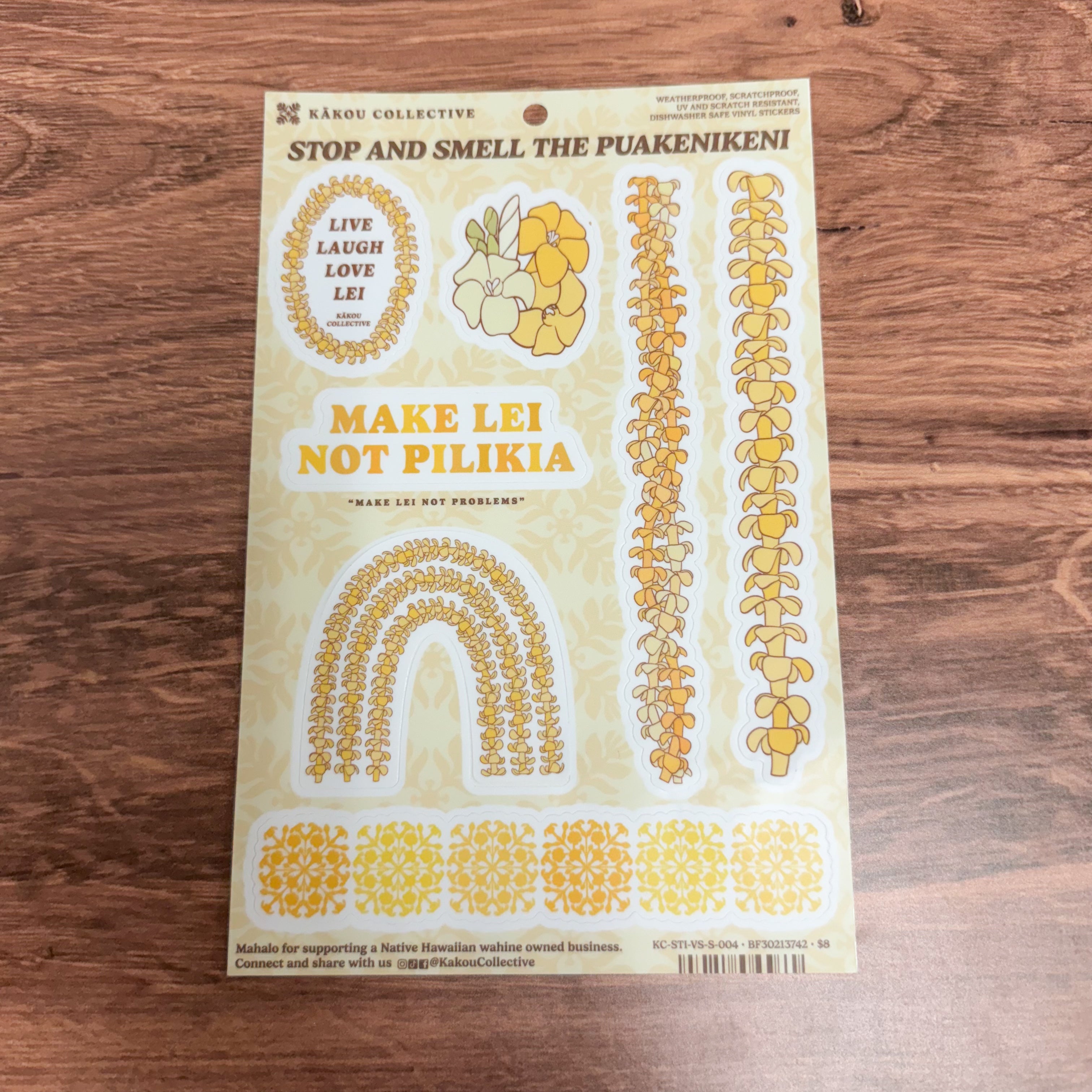 Lei Sticker Sheet – Kakou Collective
