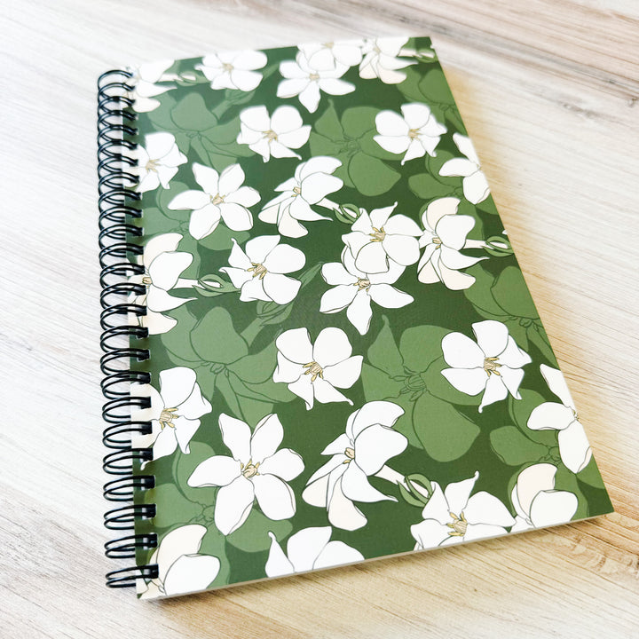 Hawaiian Plant Coil Notebook 5in x 7in