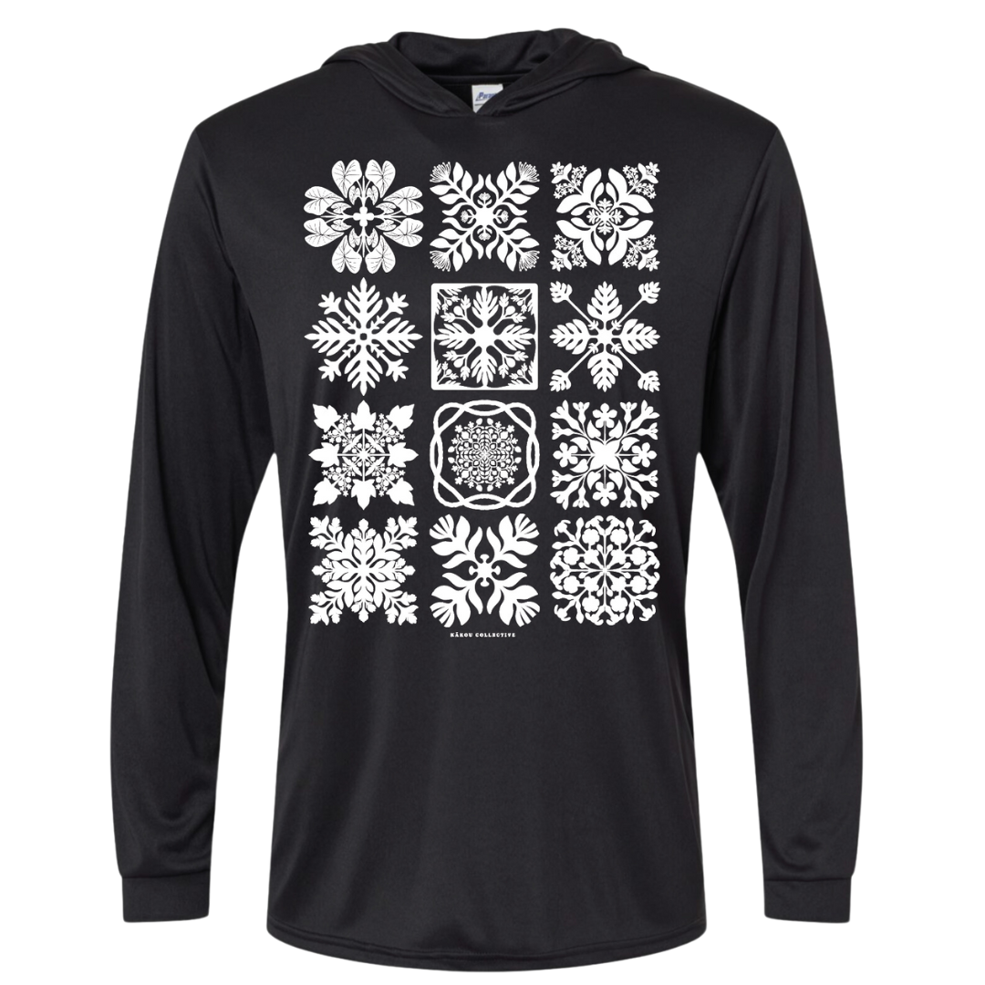 Hawaiian Quilt Kapa Kuiki Long Sleeve Dri Fit