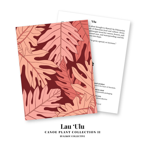 Canoe Plants II Greeting Card Collection