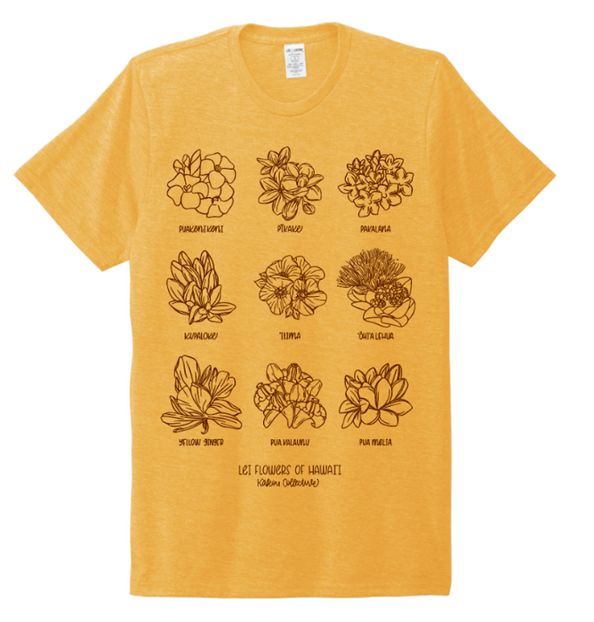 Lei Flower of Hawaii Organic Cotton T-Shirt - Ulaula