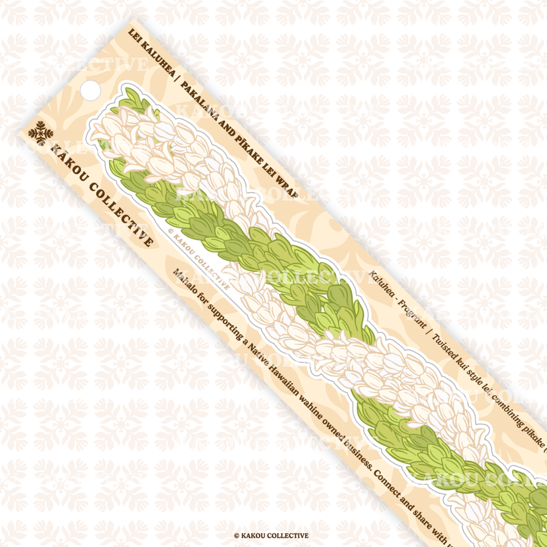 Lei Wrap Vinyl Sticker