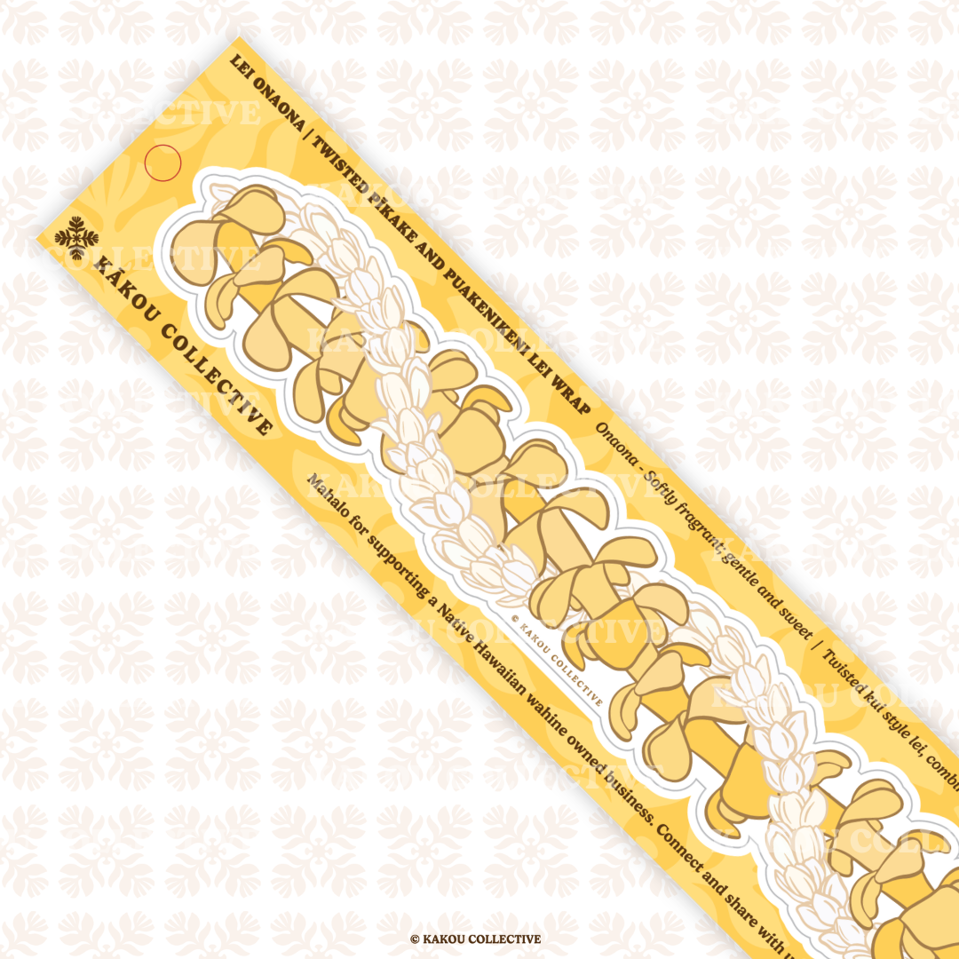 Lei Wrap Vinyl Sticker