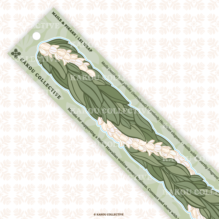Lei Wrap Vinyl Sticker