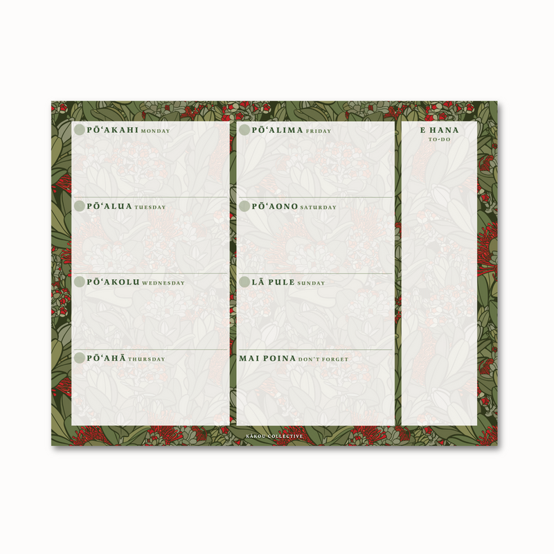 Weekly Notepad