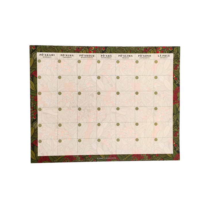 Monthly Notepad