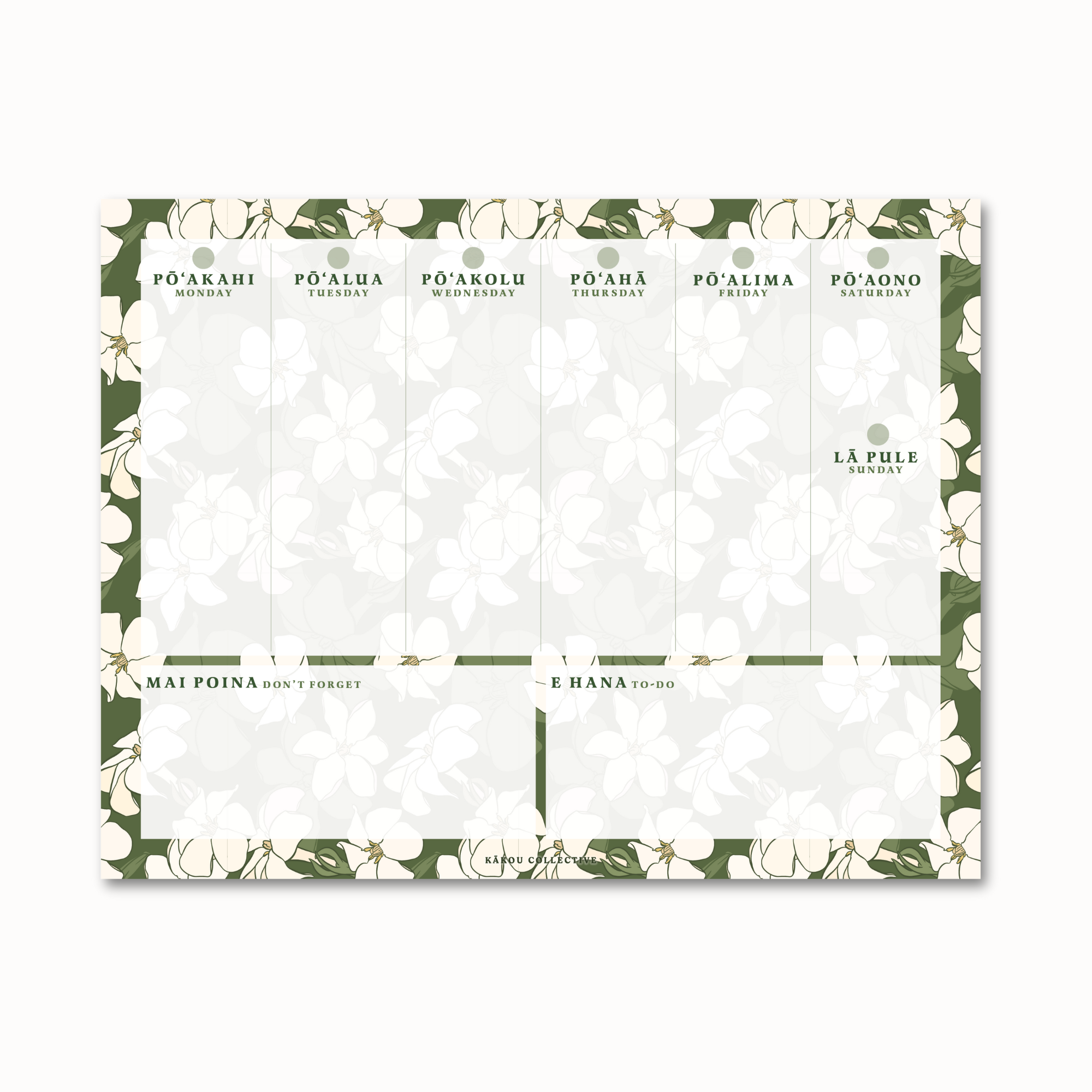 Weekly Notepad