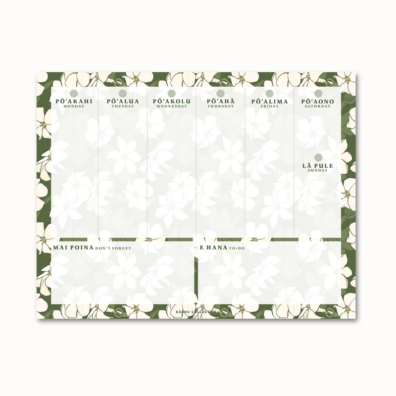 Weekly Notepad