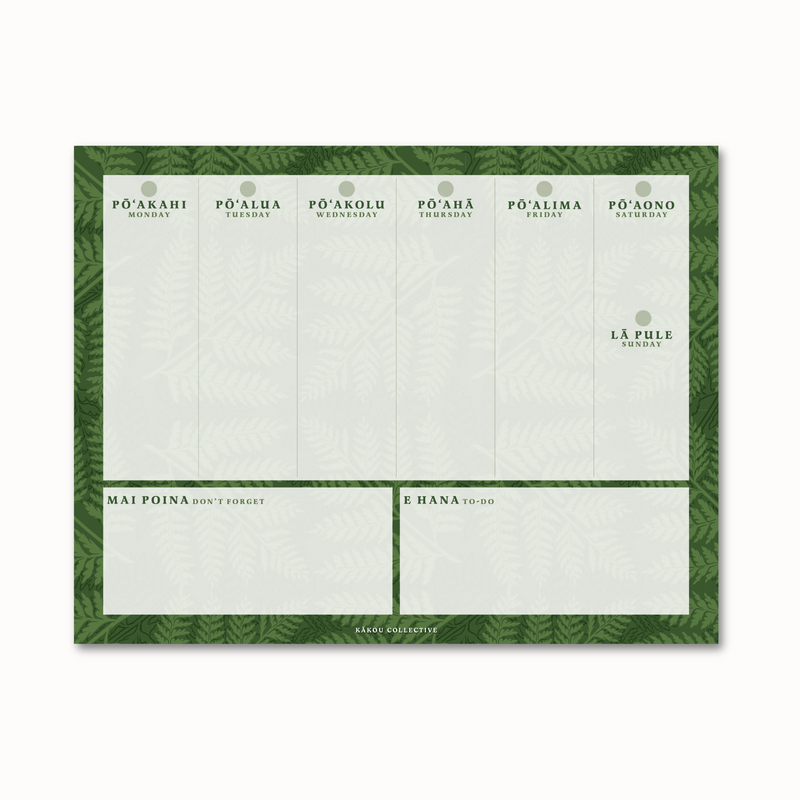Weekly Notepad