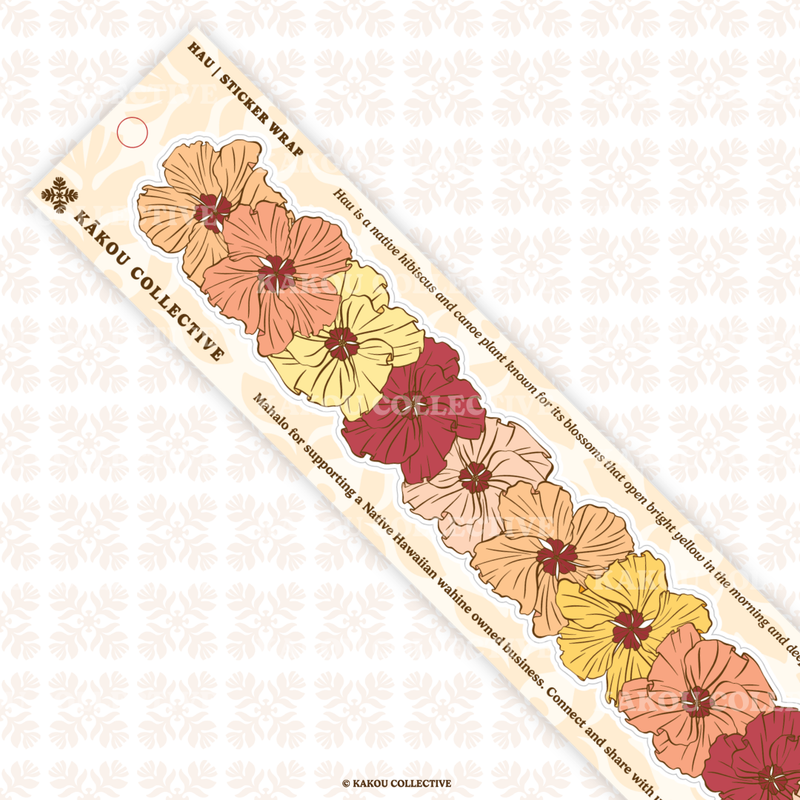 Lei Wrap Vinyl Sticker