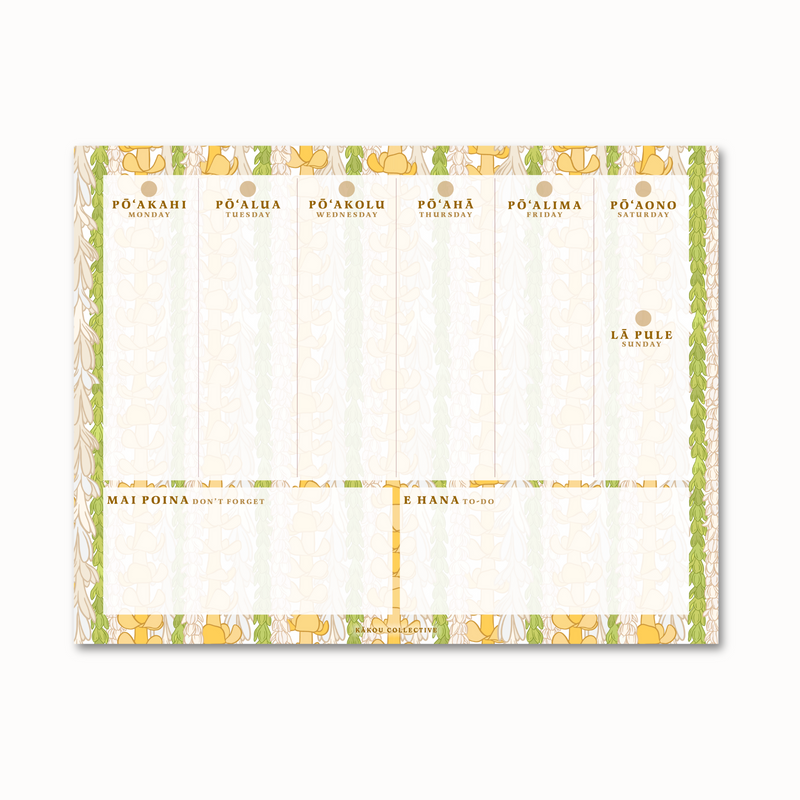 Weekly Notepad