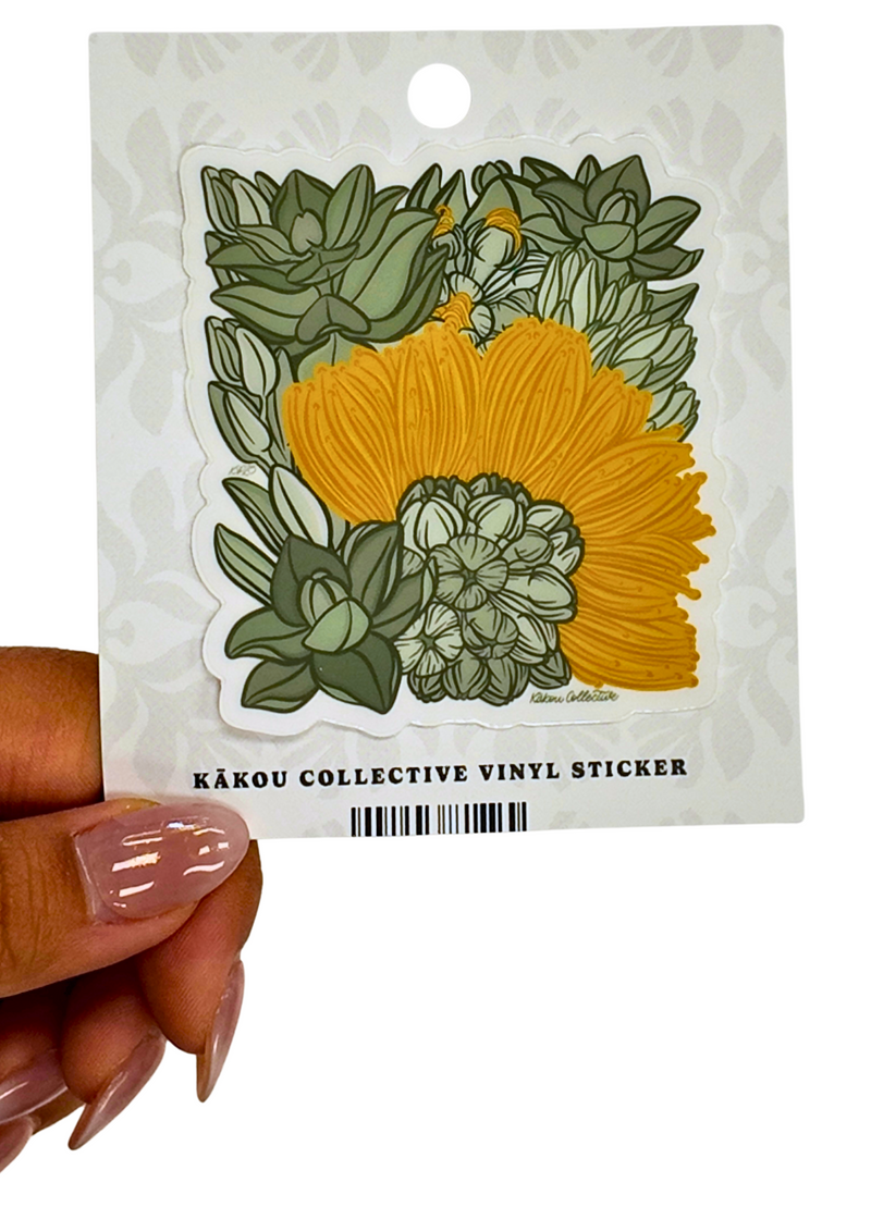Mamo Liko Lehua Vinyl Sticker