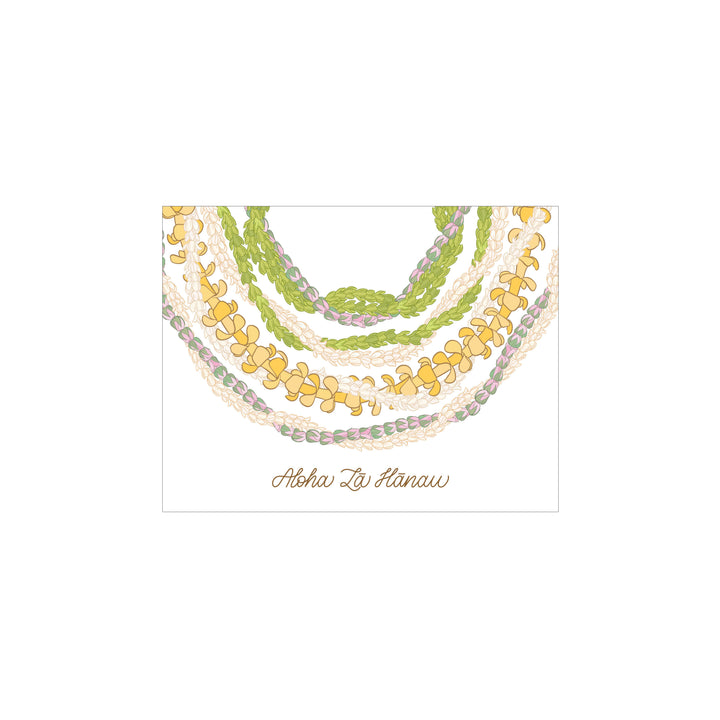 Aloha La Hanau Stacked Greeting Card