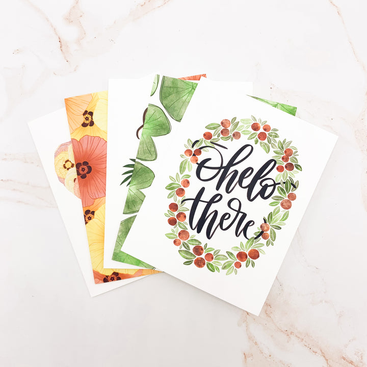 Punny Native Hawaiian Plant Greeting Card Bundle