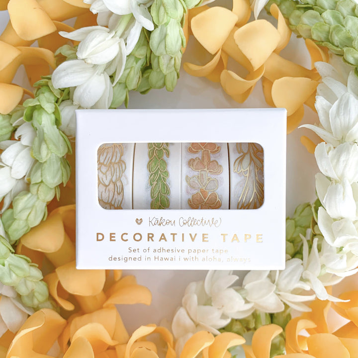 Lei Punahele Gold Foil Washi Box Set