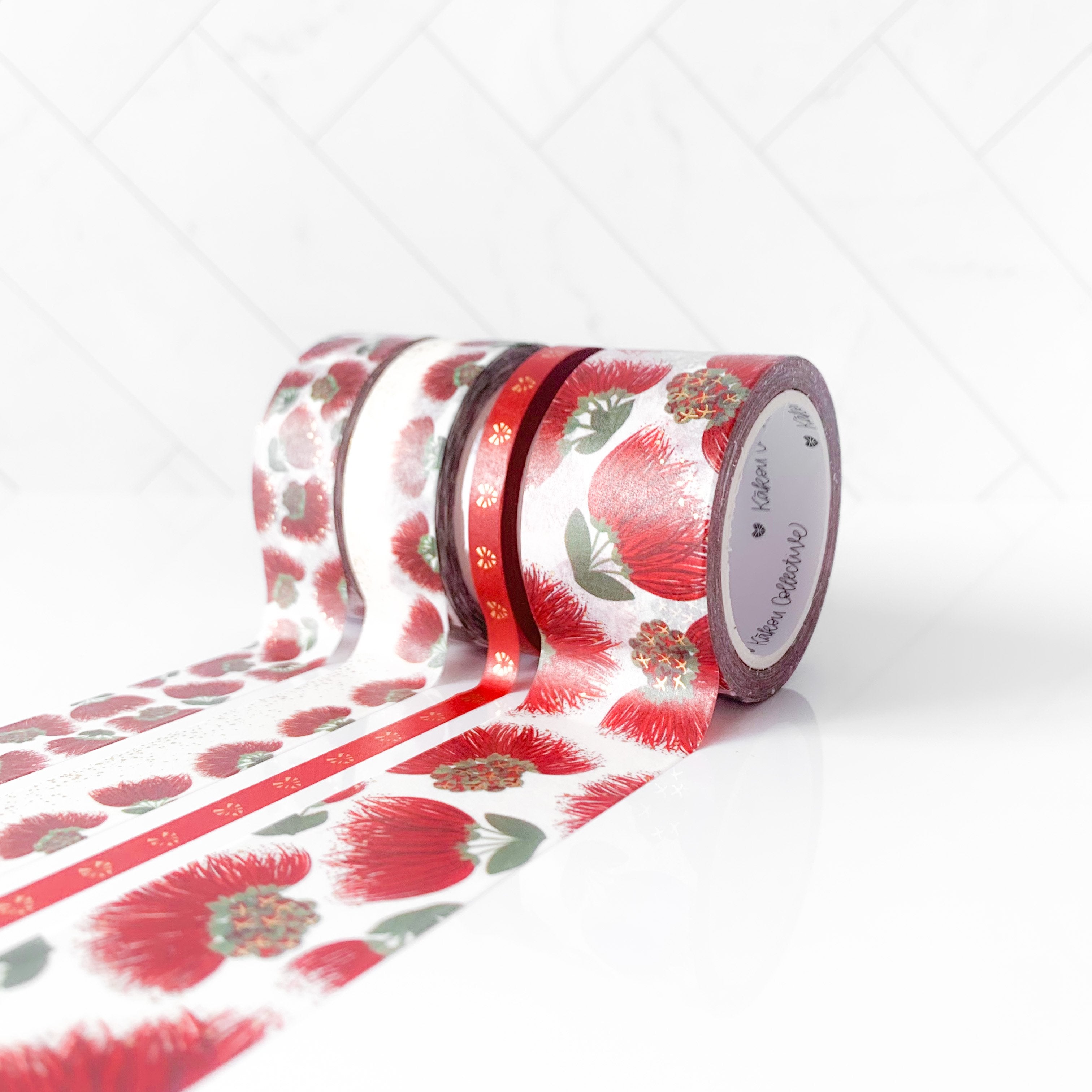 Ohia Lehua Gold Foil Washi Box Set