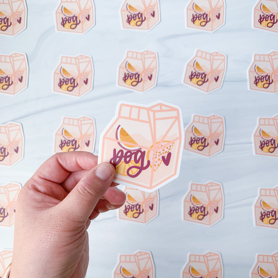 POG Vinyl Sticker