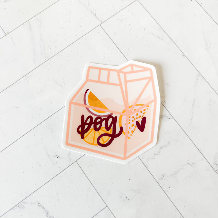 POG Vinyl Sticker